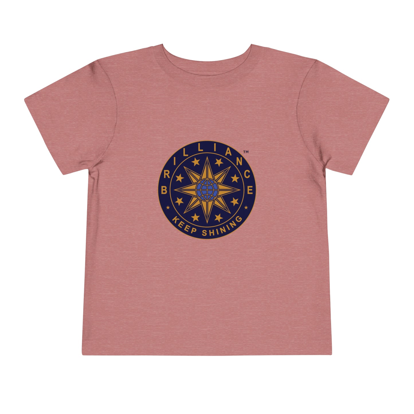 Brilliance Toddler T-Shirt Heather Mauve Front
