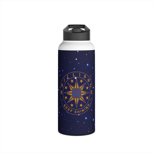 Brilliance 32 oz Fluid Bottle with Starry Night Print and Logo