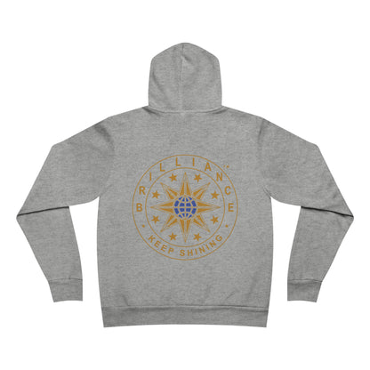 Brilliance Adult Fleece Pullover Hoodie Athletic Heather Back