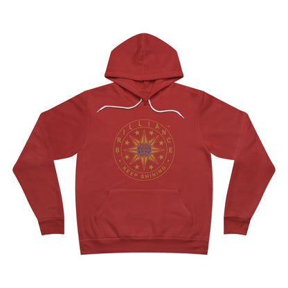 Brilliance Adult Fleece Pullover Hoodie Red Front