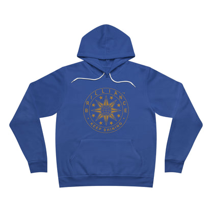 Brilliance Adult Fleece Pullover Hoodie Royal Blue Front