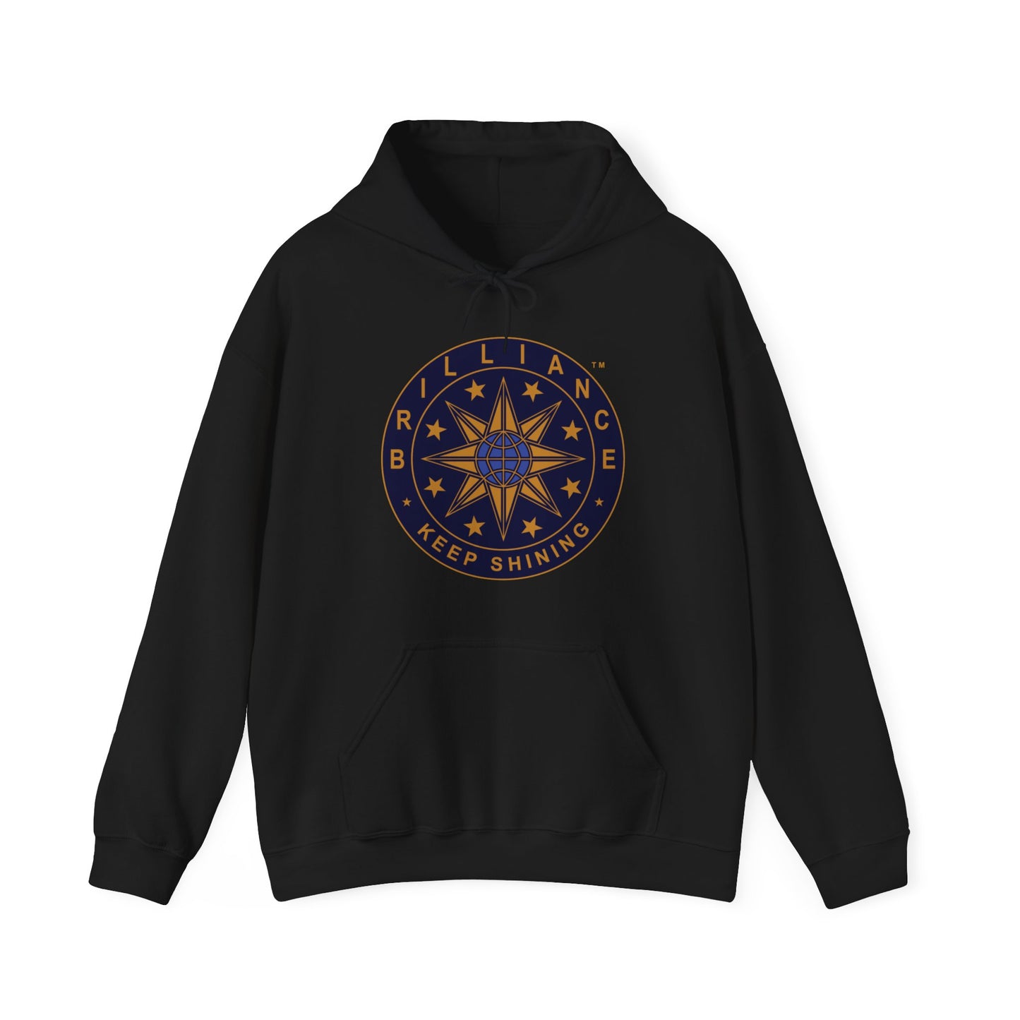 Brilliance Adult Hoodie (with Gildan Heavy Blend Hoodie) Black