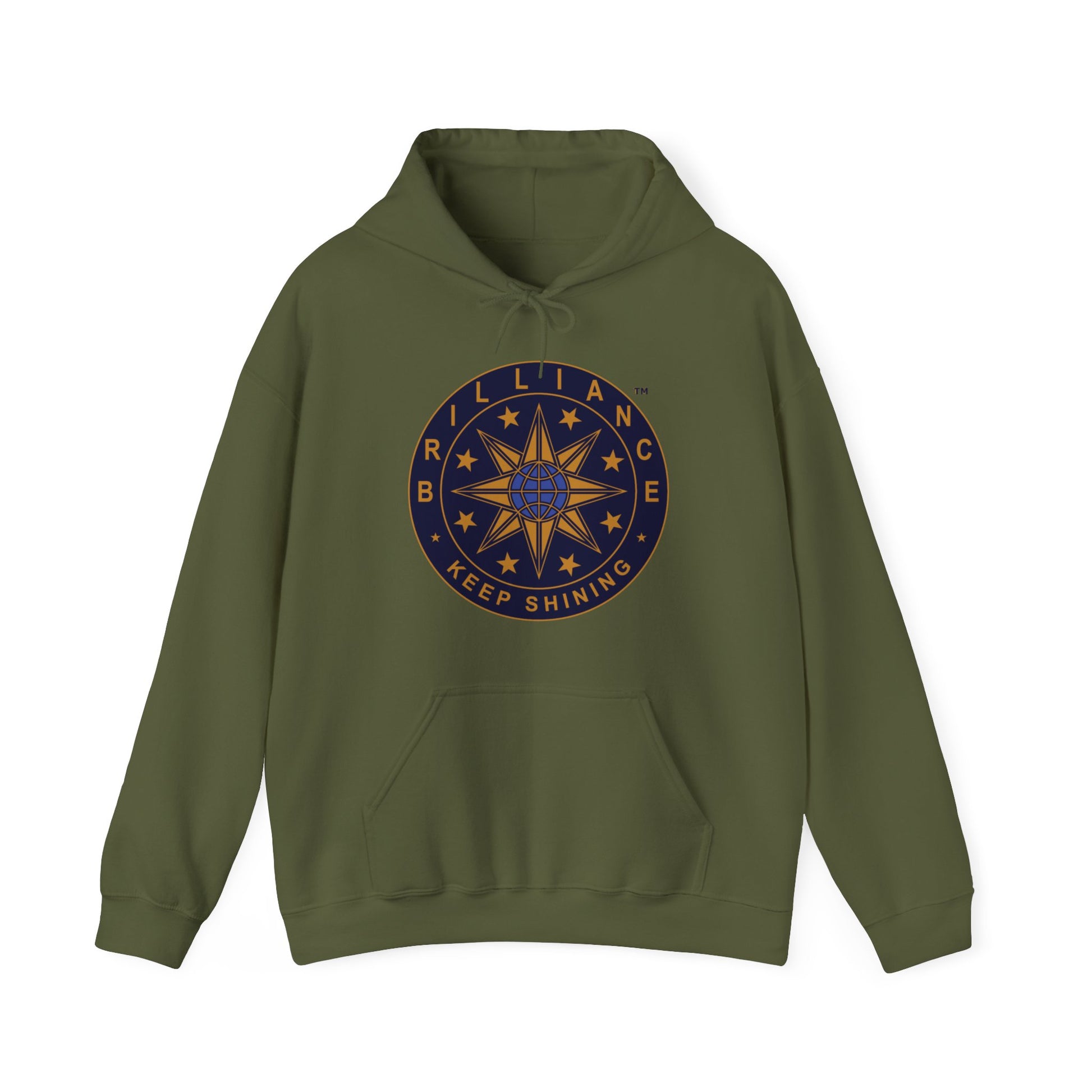 Brilliance Adult Hoodie (with Gildan Heavy Blend Hoodie) Military Green