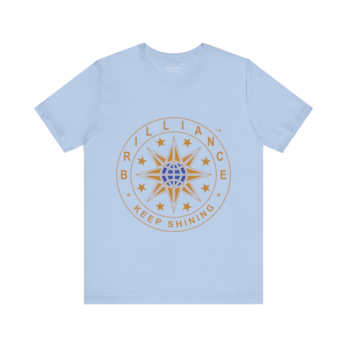 Brilliance Adult T-Shirt Baby Blue Front
