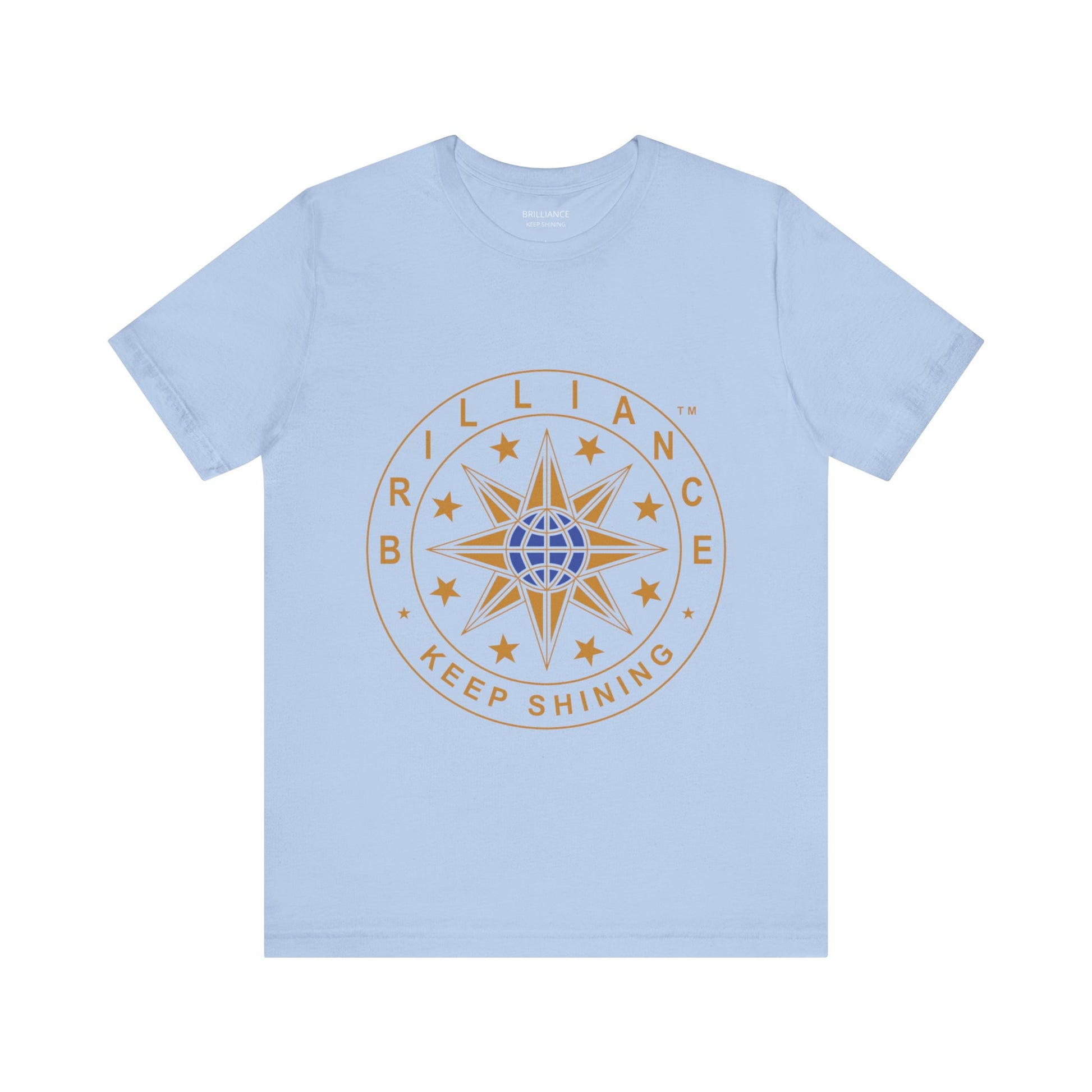 Brilliance Adult T-Shirt Baby Blue Front
