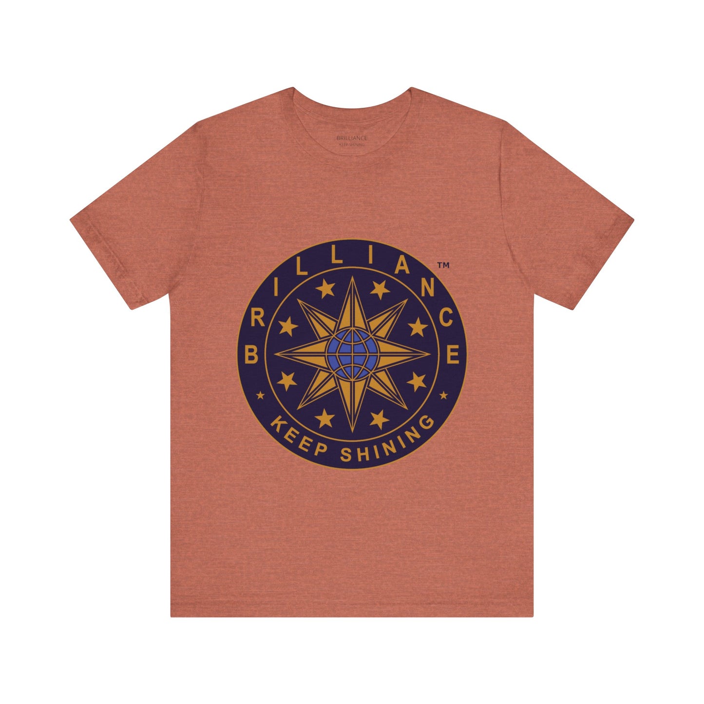 Brilliance Adult T-Shirt Heather Clay Front