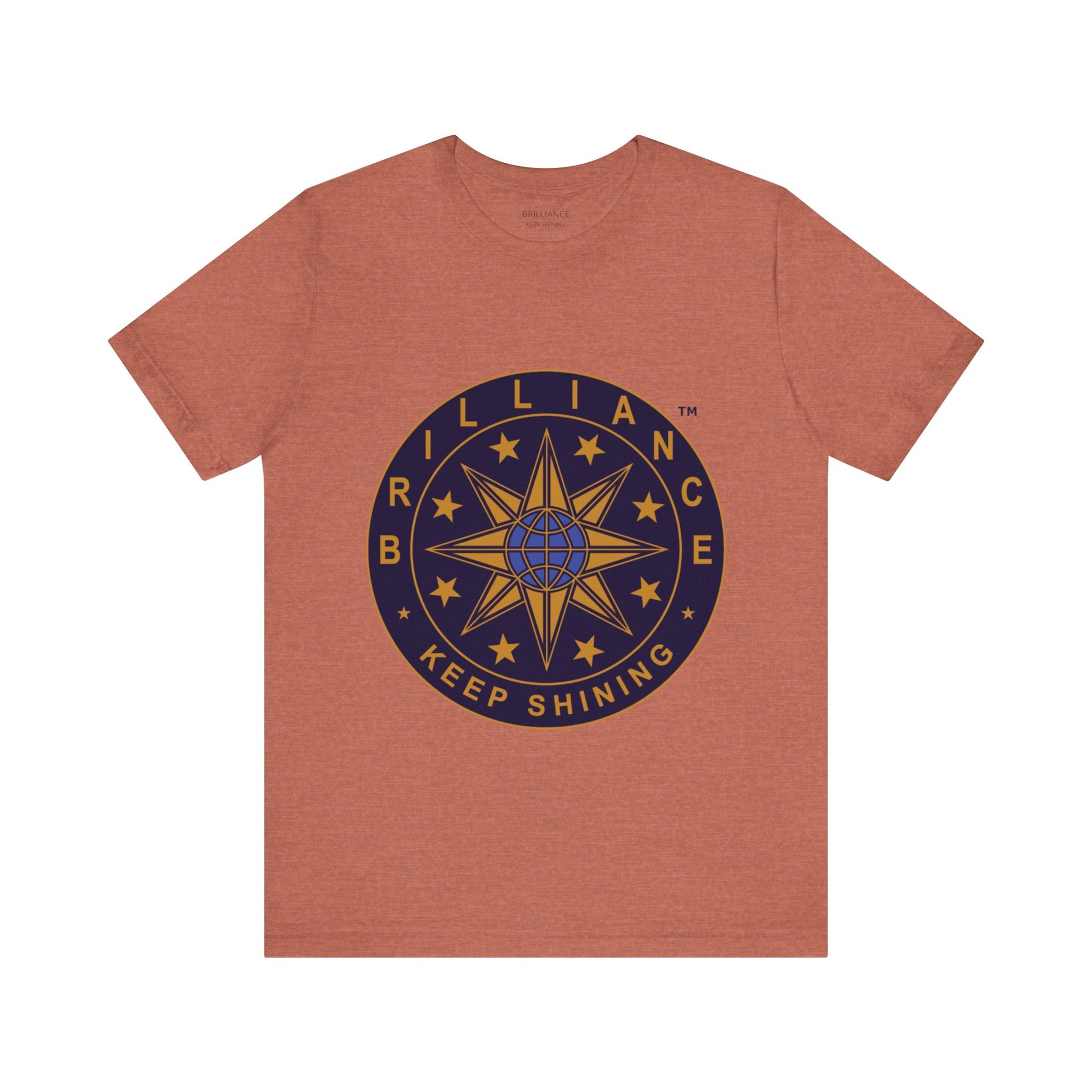 Brilliance Adult T-Shirt Heather Clay Front