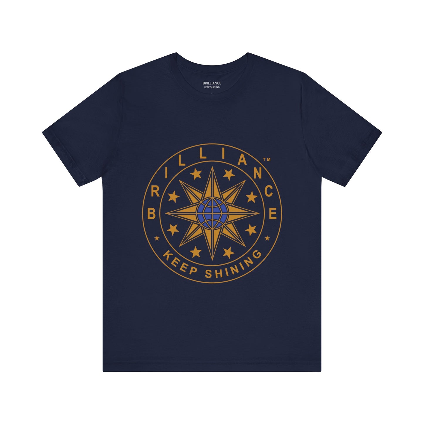 Brilliance Adult T-Shirt Navy Front