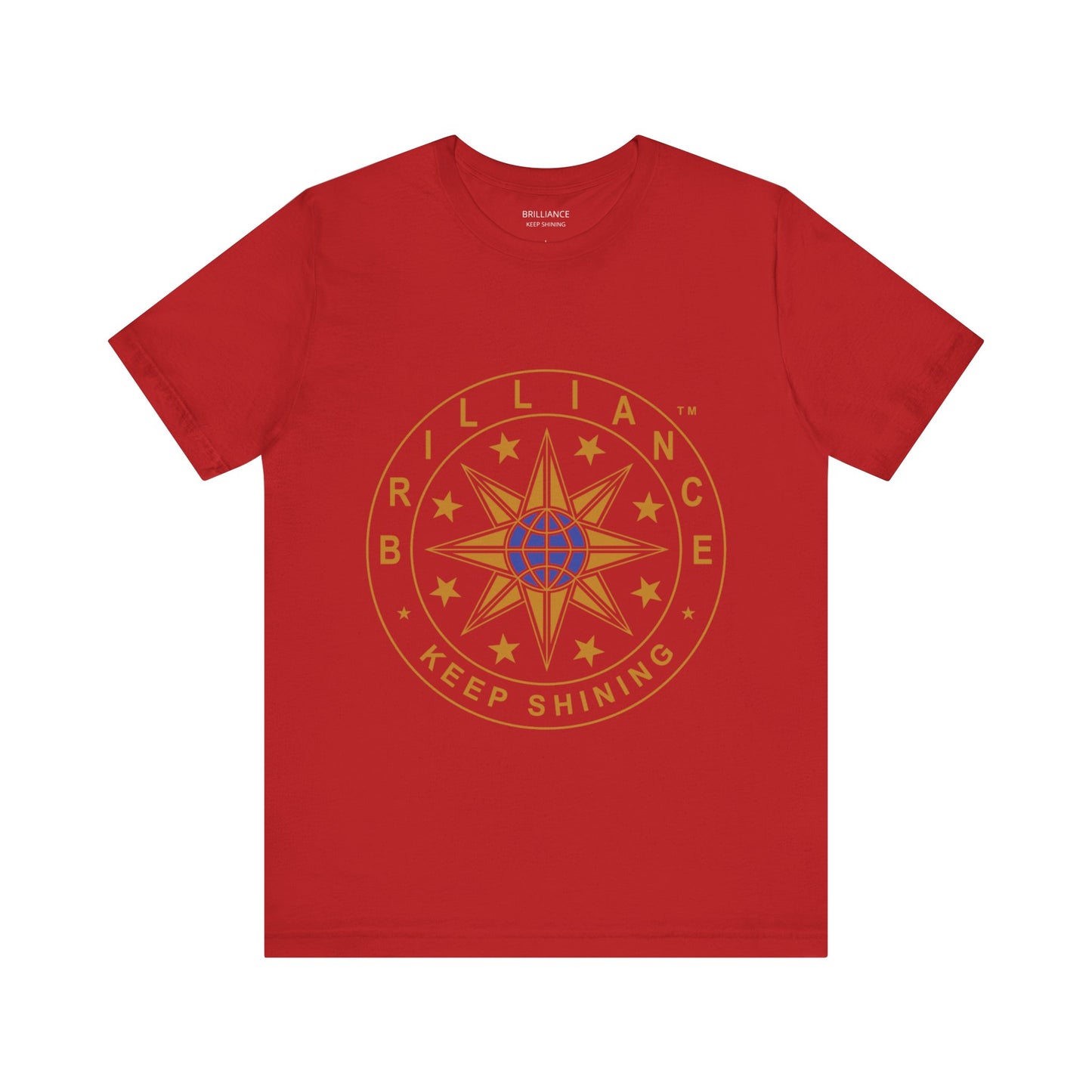 Brilliance Adult T-Shirt Red Front