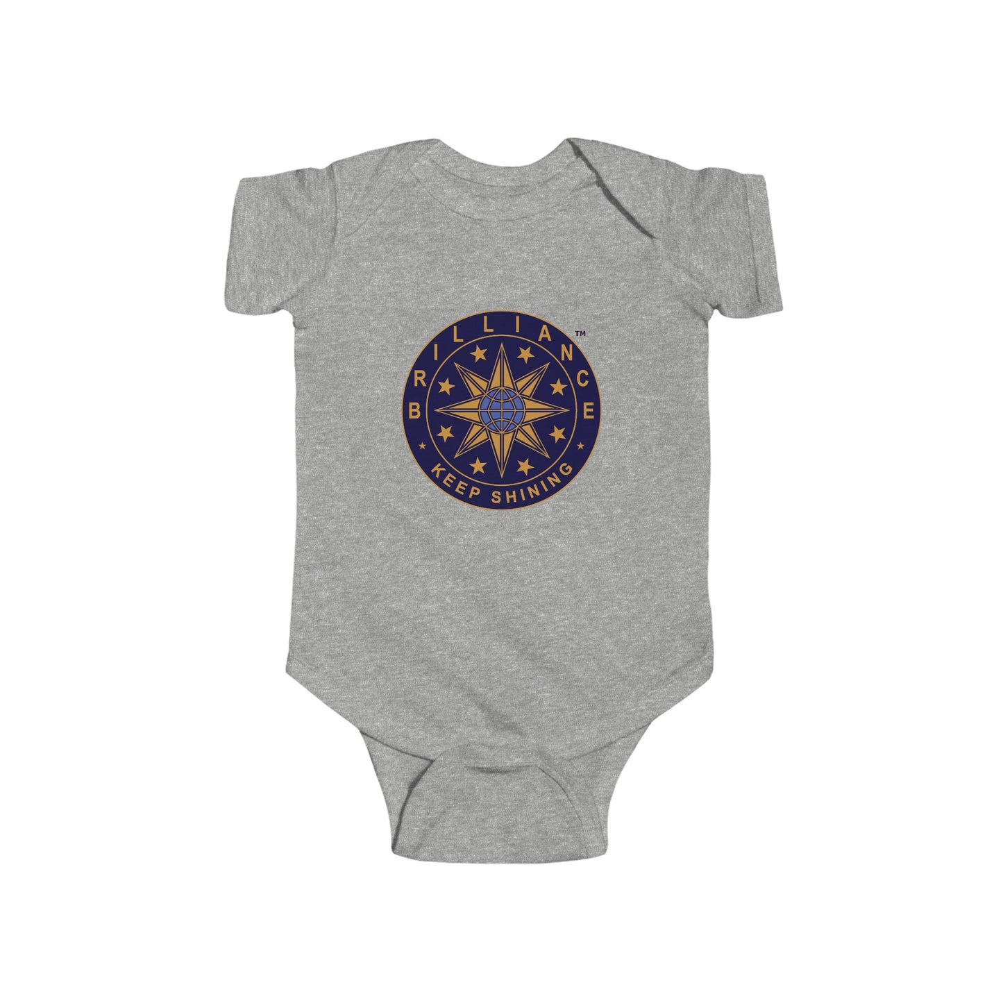 Brilliance Baby Bodysuit Heather