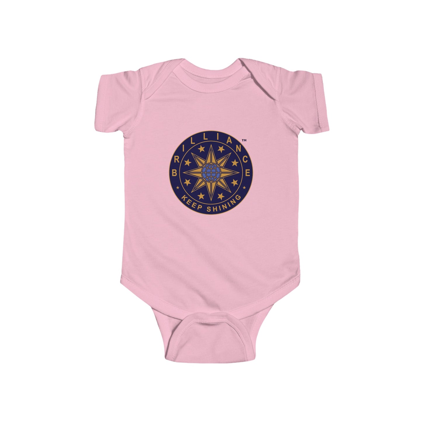 Brilliance Baby Bodysuit Pink