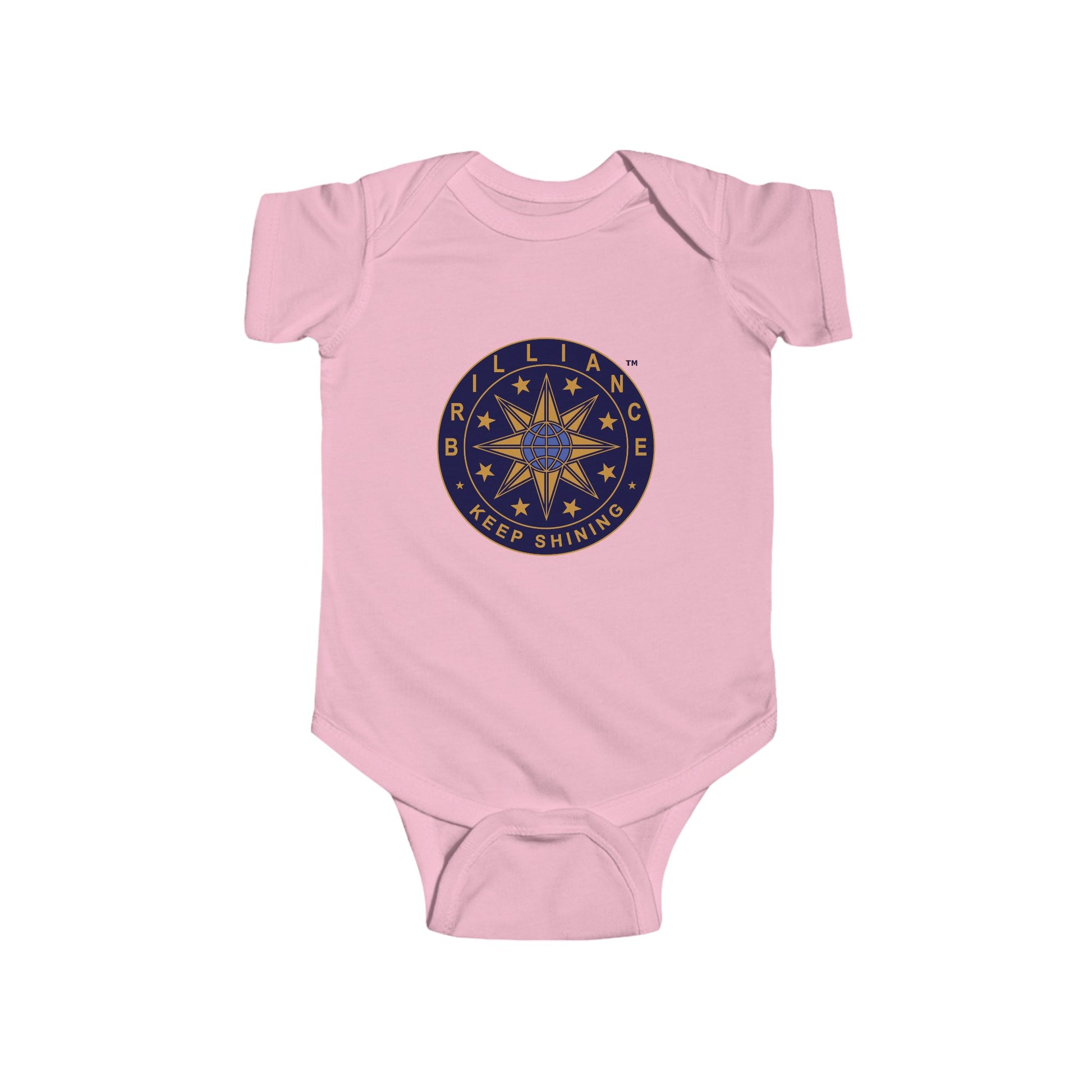Brilliance Baby Bodysuit Pink
