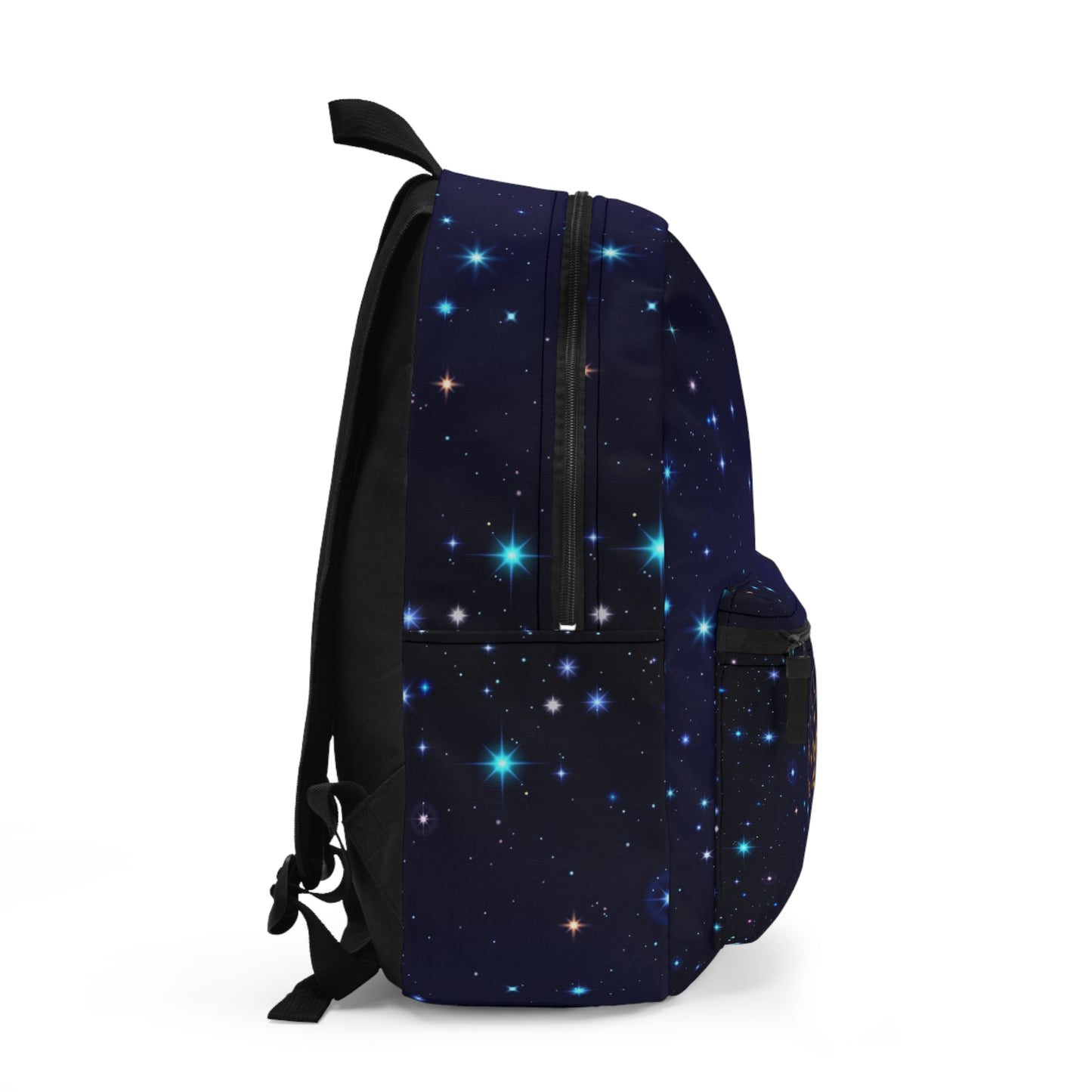 Brilliance Backpack w/ Starry Night Print and Logo Other Side View