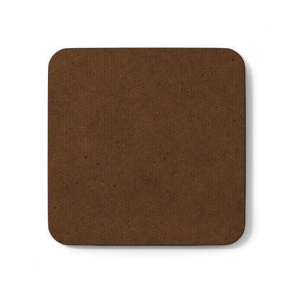 Brilliance Hardboard Back Coaster with Starry Night Print and Logo Back Side