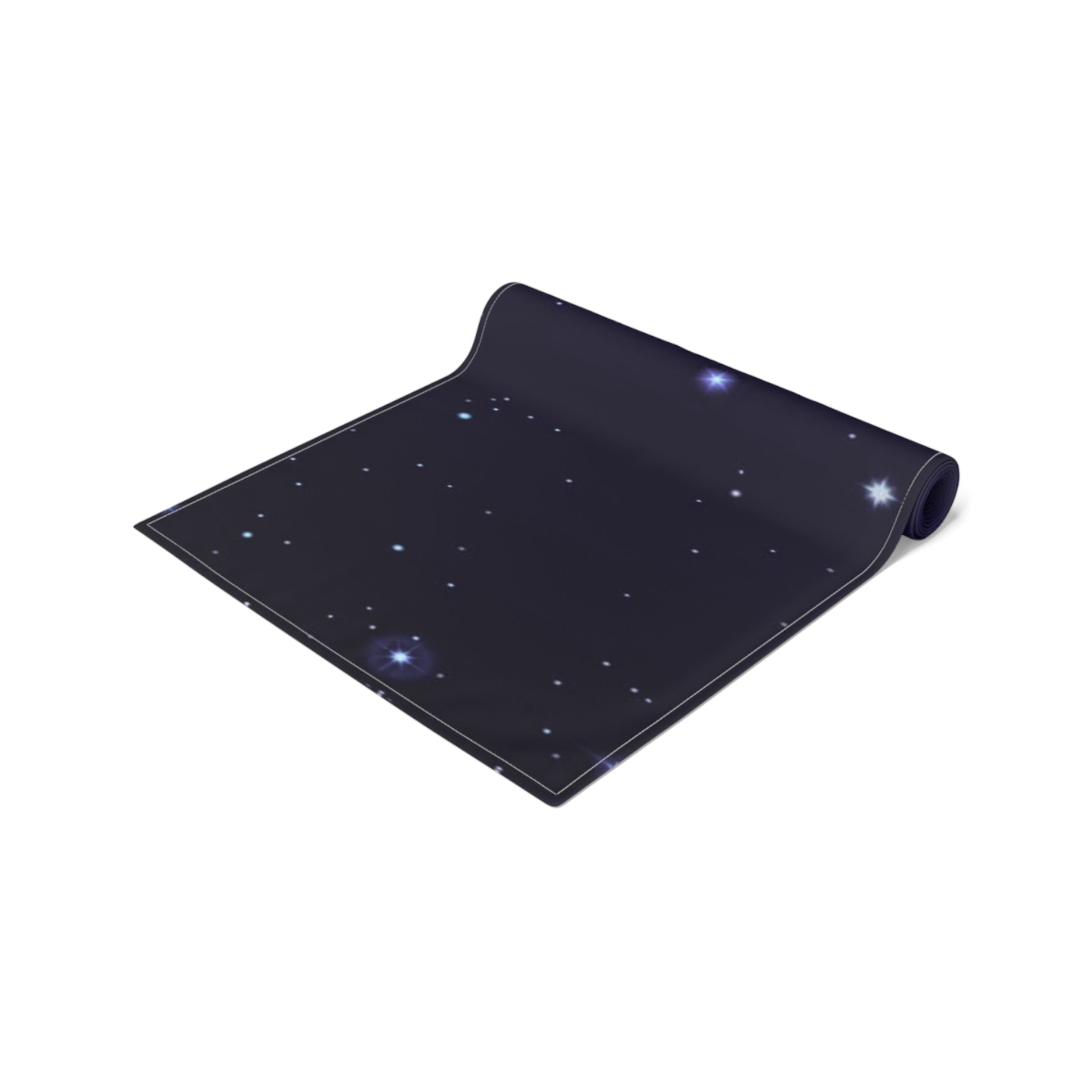 Brilliance Table Runner (Cotton, Poly) with Starry Night Print and Logo Roll