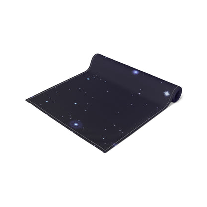 Brilliance Table Runner (Cotton, Poly) with Starry Night Print and Logo Roll