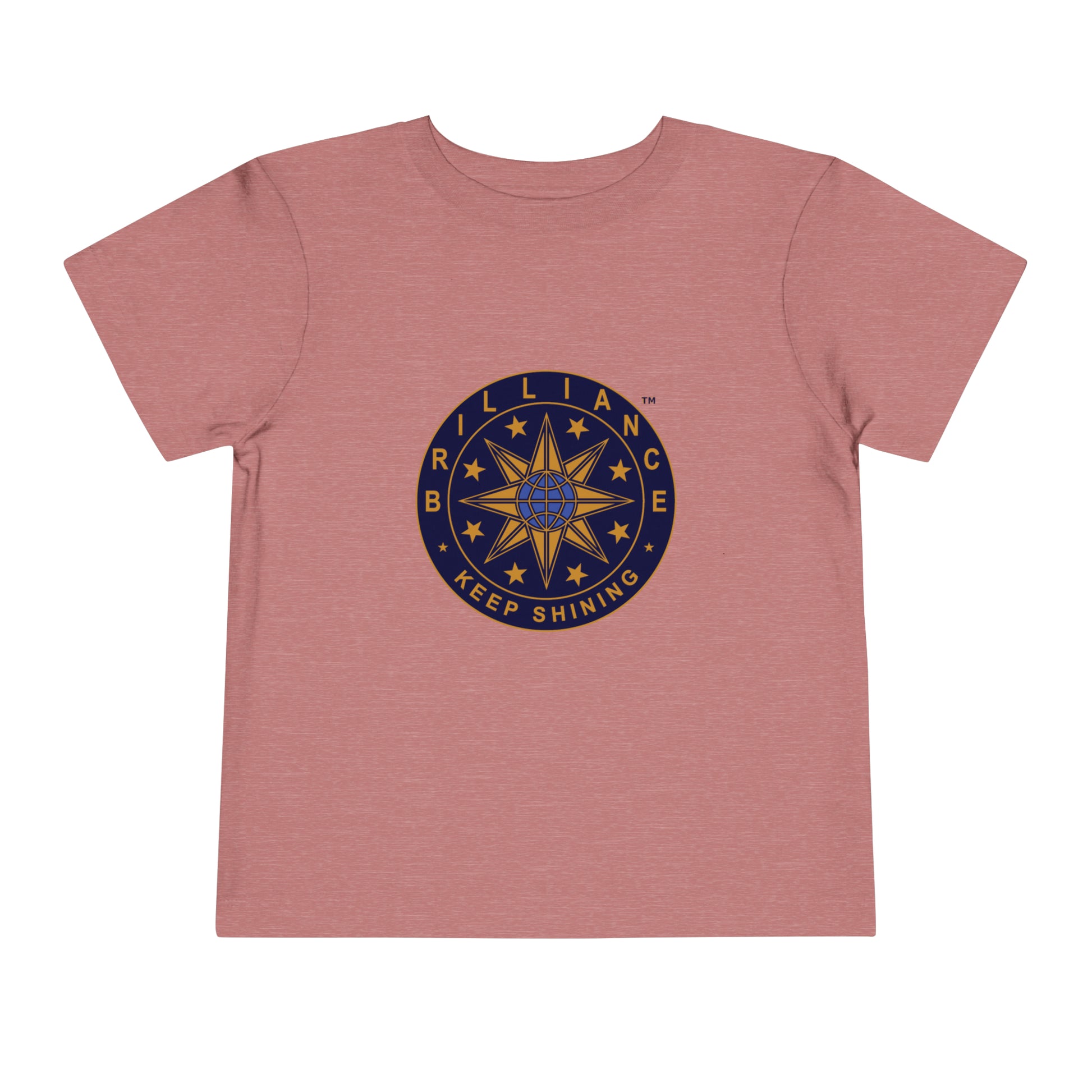 Brilliance Toddler T-Shirt Heather Mauve Front