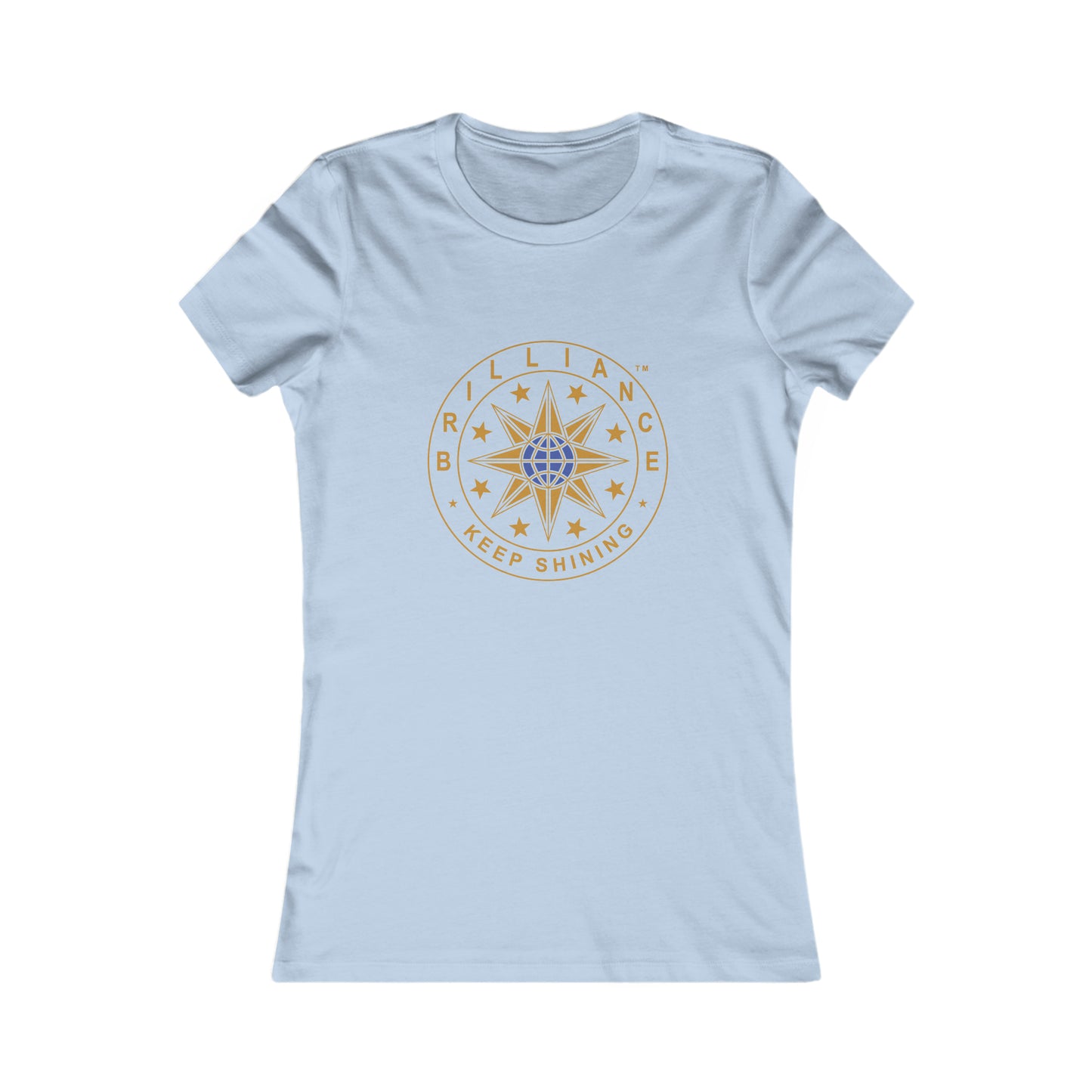 Brilliance Women's T-Shirt Baby Blue Front