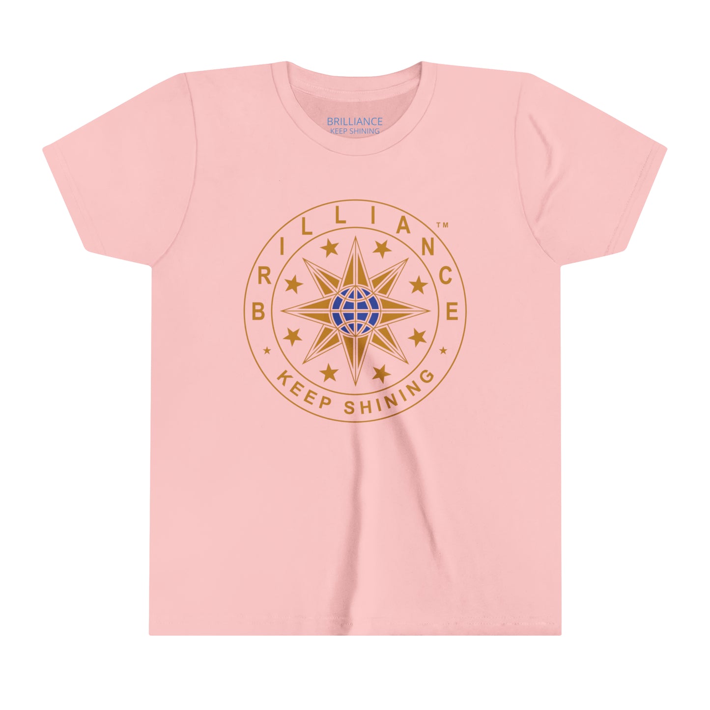 Brilliance Youth T-Shirt Pink Front